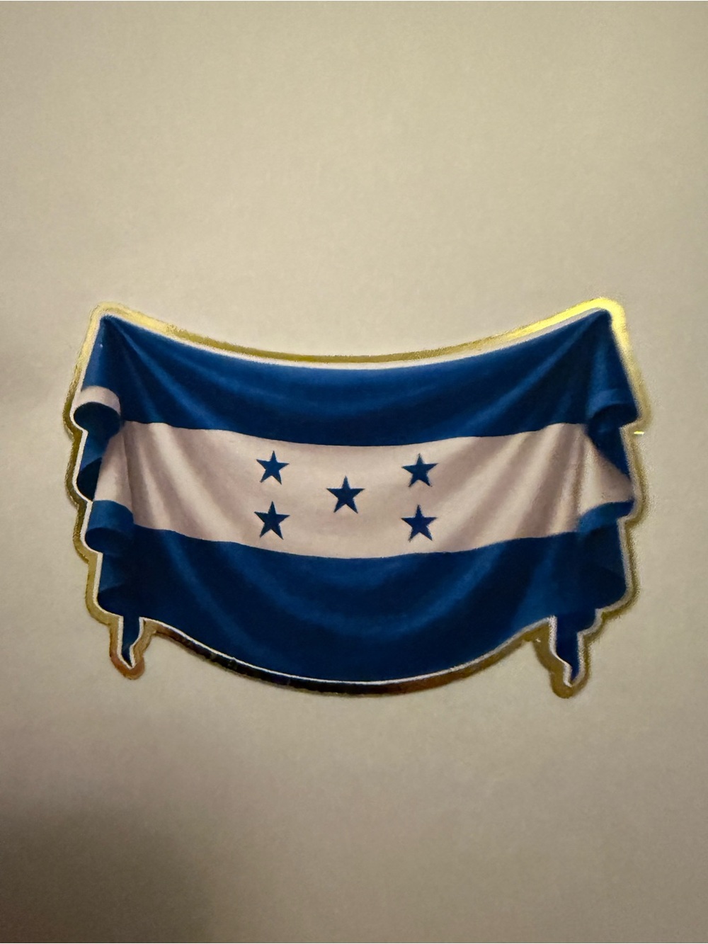 Honduras Flag Cut Out Graduation Leis Topper SKU2392